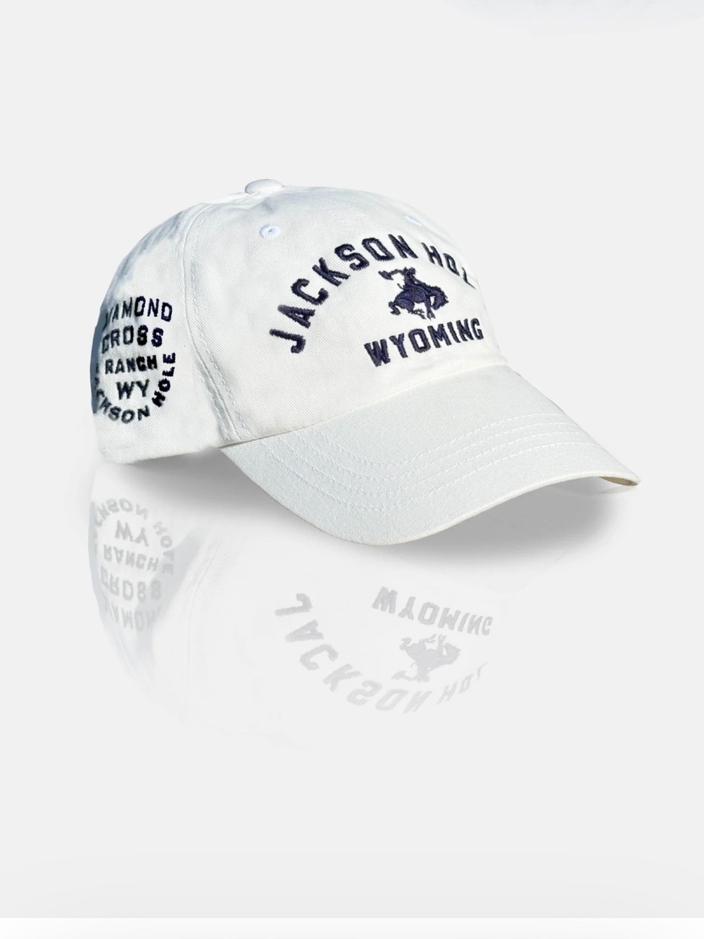 diamond cross ranch jackson hole wyoming classic baseball hat - Picture 4 of 5